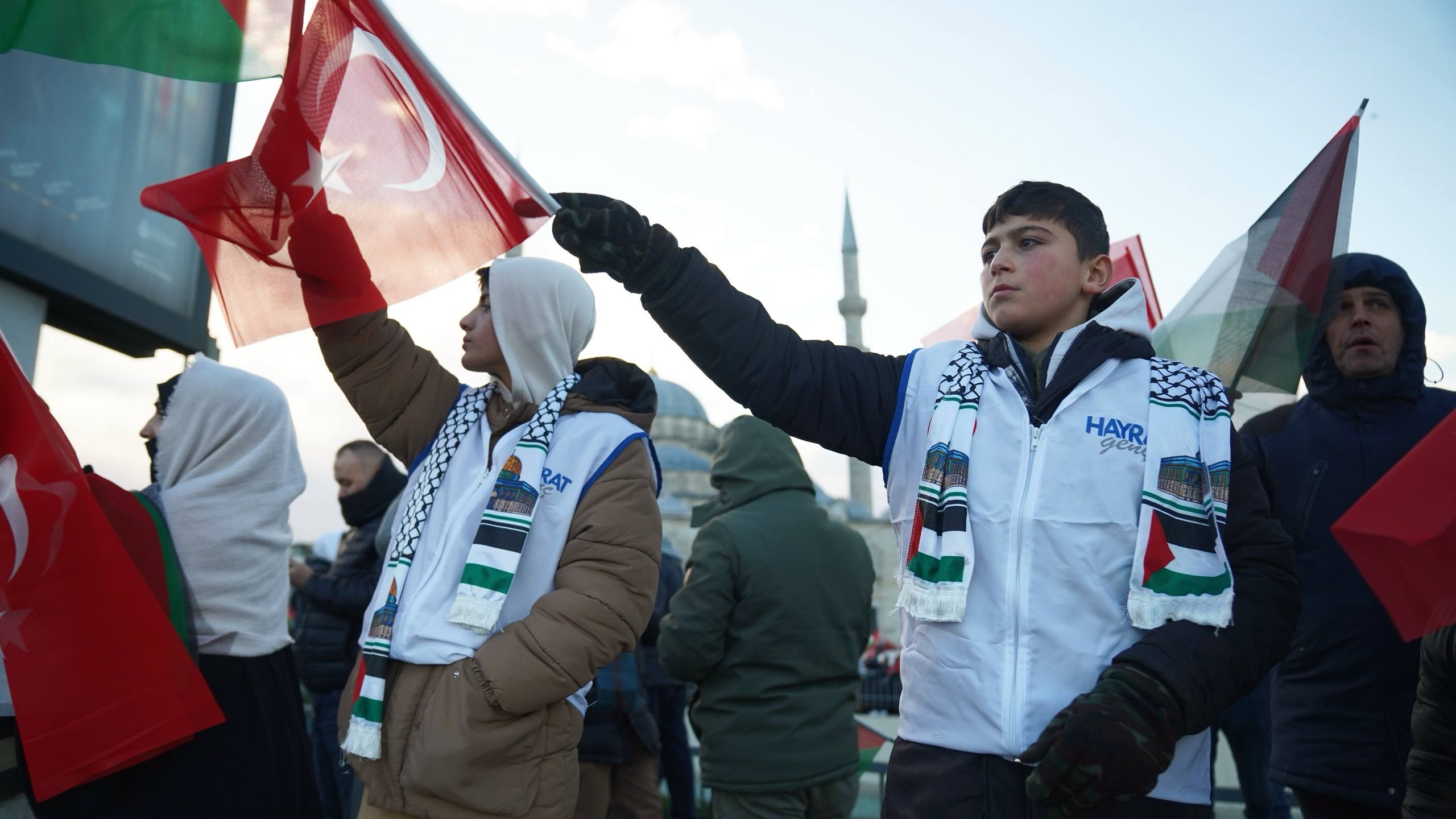 Gazze için Galata'daydık!