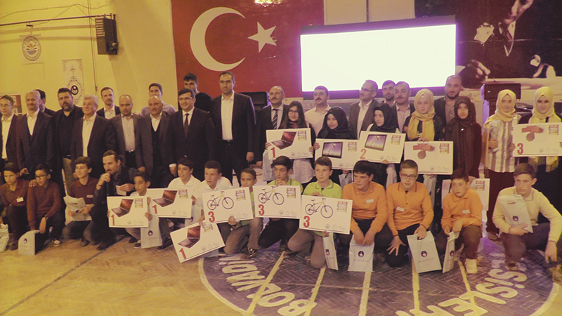 Bolvadin’de Ortaokul Öğrencileri Osmanlıca Yarıştı