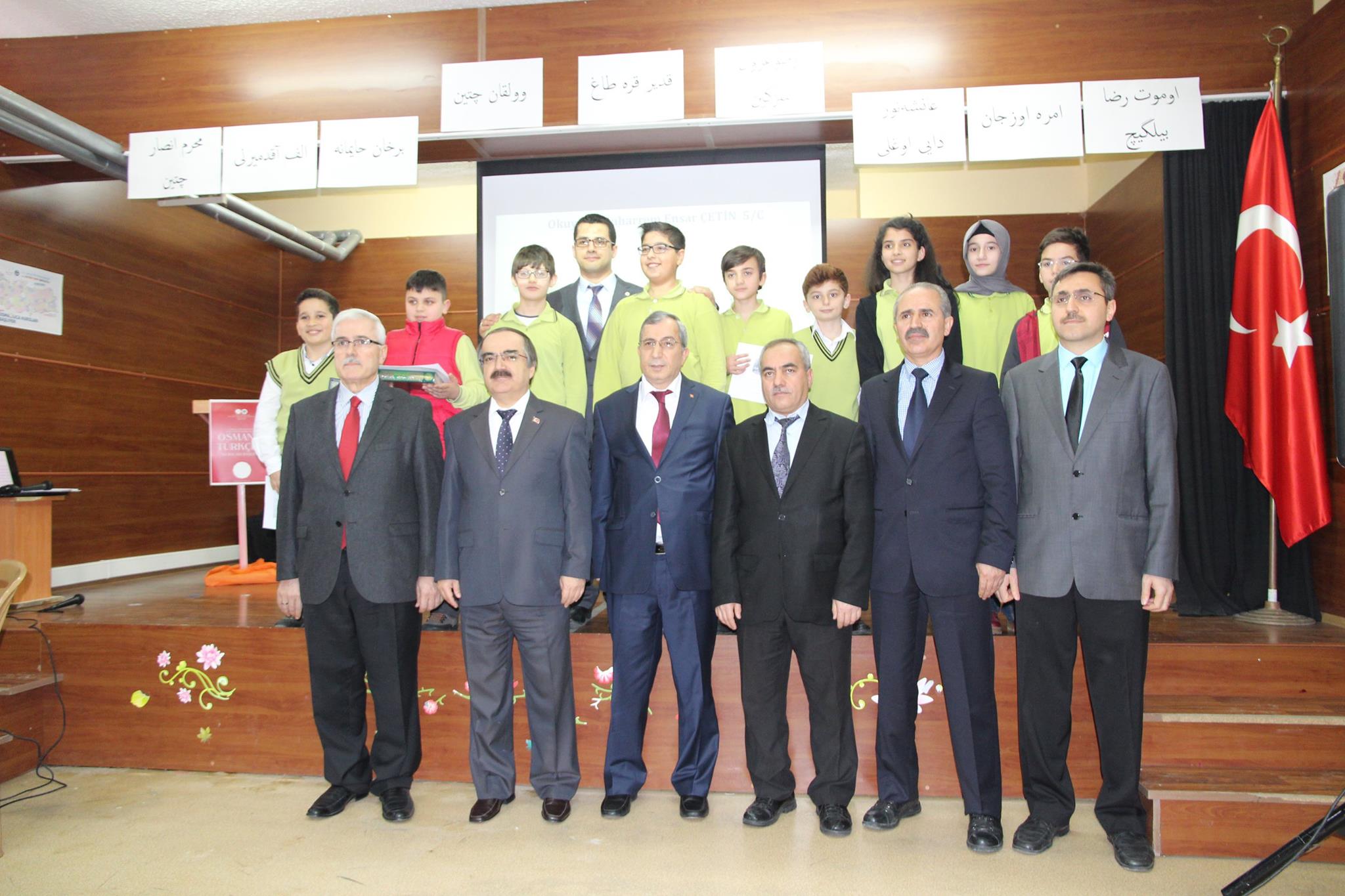 Sakarya Arif Nihat Asya Ortaokulu’nda Osmanlıca Sertifika Töreni