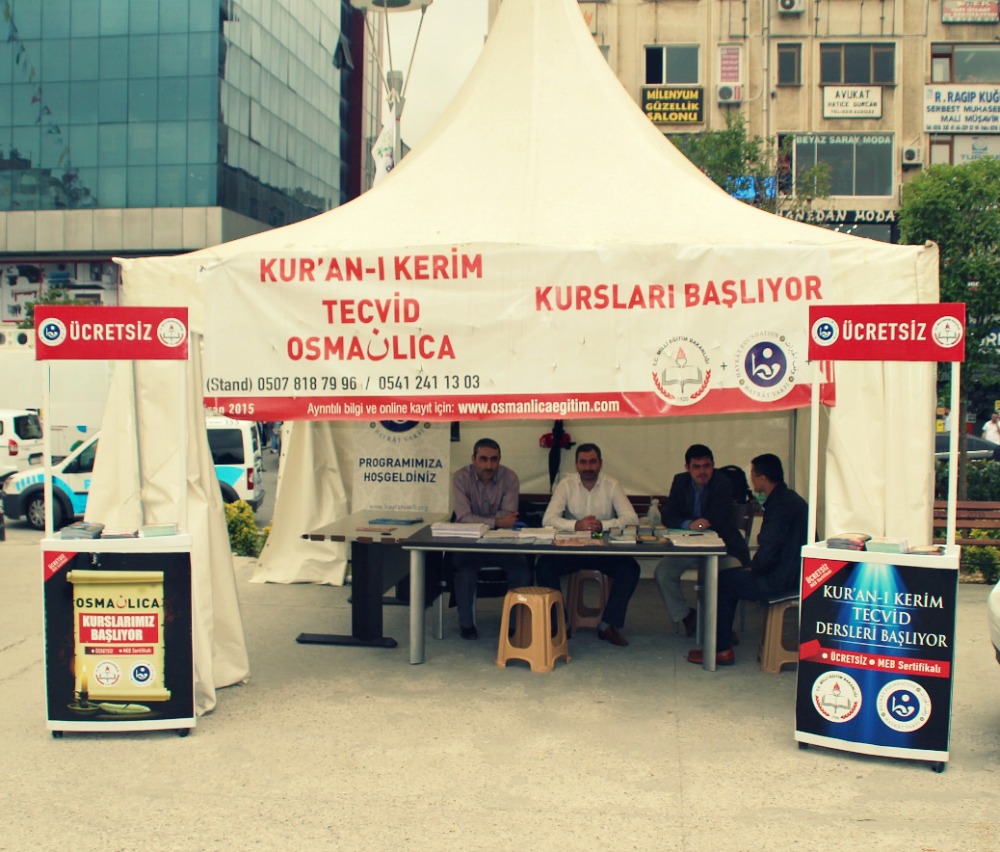 Ümraniye ve Beykoz’da Osmanlıca, Kur’ân-ı Kerim ve Tecvid Kayıtlarımız Devam Ediyor